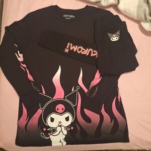 Kuromi black and pink outfit bundle